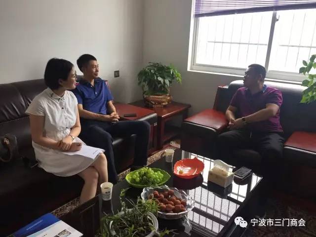 商会秘书处走访海曙、鄞州部分会员企业